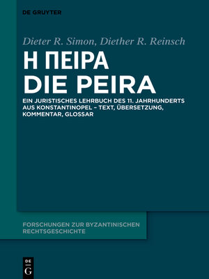 cover image of Ἡ Πεῖρα – Die Peira